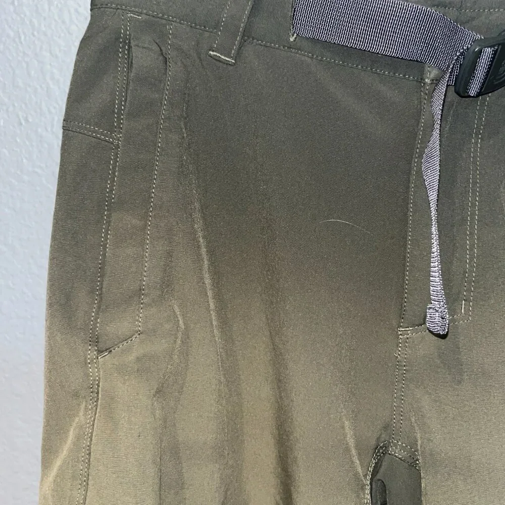 Vintage THE NORTH FACE Men's Cargo Shorts - Army Green Ombre / Fading - Size 30